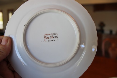 Royal Rose Vintage Fine China Dinnerware 29 Piece Grouping Elegant Rose Pattern - Picture 6 of 10