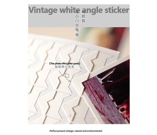 96/48/24 Pcs Self-adhesive Photo Frame Corner Stickers Picture Corners Mounts UK - Picture 4 of 9