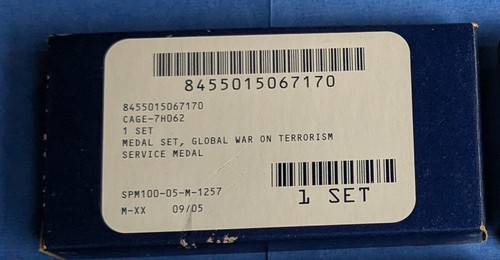 Afghanistan Campaign Military Medal Set in GI Issue Box, Free Shipping. - Picture 2 of 3