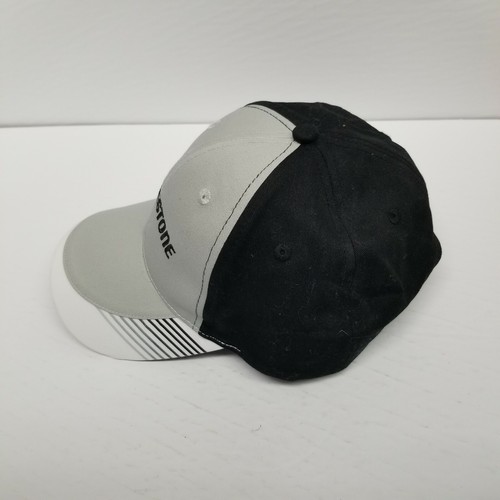 Bridgestone Tires Adjustable Strapback Hat, Black & Gray, New - Picture 2 of 5