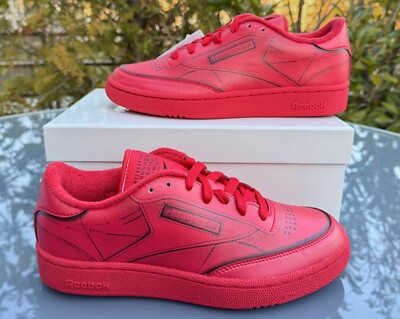 Reebok x Maison Margiela Project 0 Club C TL red (2021) US 6,5 EU 38,5 H02408