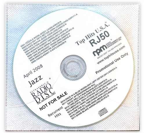 Top Hits USA Radio CD RJ50 April 2008 Audio CD Jazz Releases for 04/2008 - Picture 2 of 2