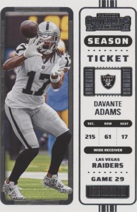 2022 Panini Contenders Davante Adams #67 - 1 of 2