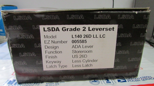 LSDA DOOR GRADE 2 LEVERSET L140 26d LL LC - Picture 2 of 3