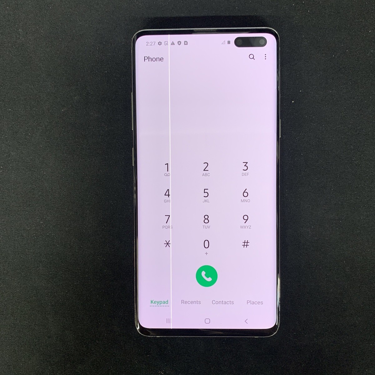Samsung Galaxy S10 5G 128G SM-G977U Sprint Locked Dead Pixel V091505 Samsung Galaxy S10 5G 128G SM-G977U Sprint Locked Dead Pixel V091505