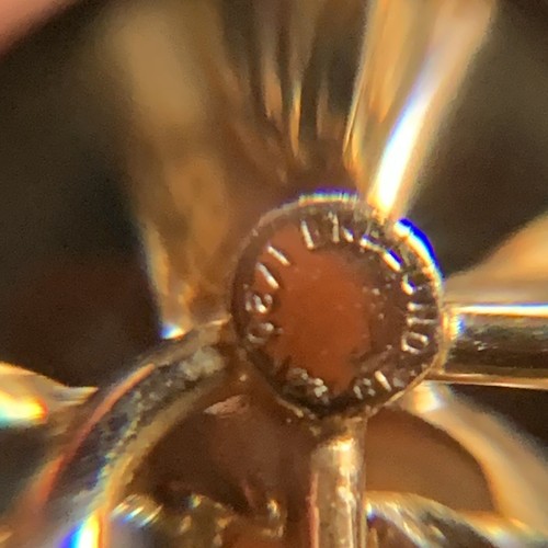 Vintage Gold gefüllt signiert Ekelund zierlich innen Seil Kamee Brosche Anstecknadel - Bild 9 von 14