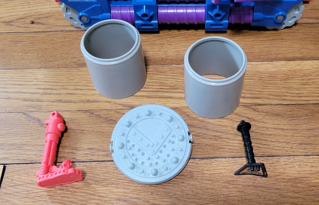 1990 Playmates Teenage Mutant Ninja Turtles Technodrome Playset