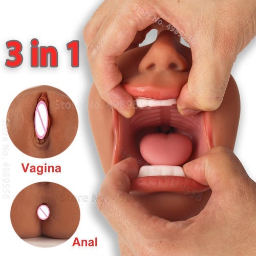 Realistic Vagina Male Masturbator Pocket Pussy Masturbation Cup Stroker Sex Toy - Picture 2 of 22