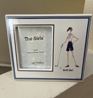 The Girls Golf Girl Santa Barbara Picture Frame Ceramic 3X4. New. The T Co.