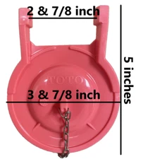 Toto 3 In. Flapper, Extra Lite to Stay up Longer & Flush all the water in Toilet