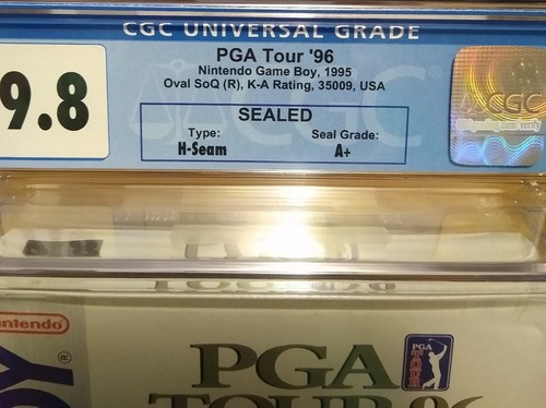Nintendo Game Boy *PGA Tour 96* Nuevo/Sellado CGC 9.8 A+ Top Pop - Imagen 3 de 9