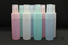 8pc 25ml / 0.85 oz Travel Plastic Perfume Atomizer Empty Misty Spray Bottle