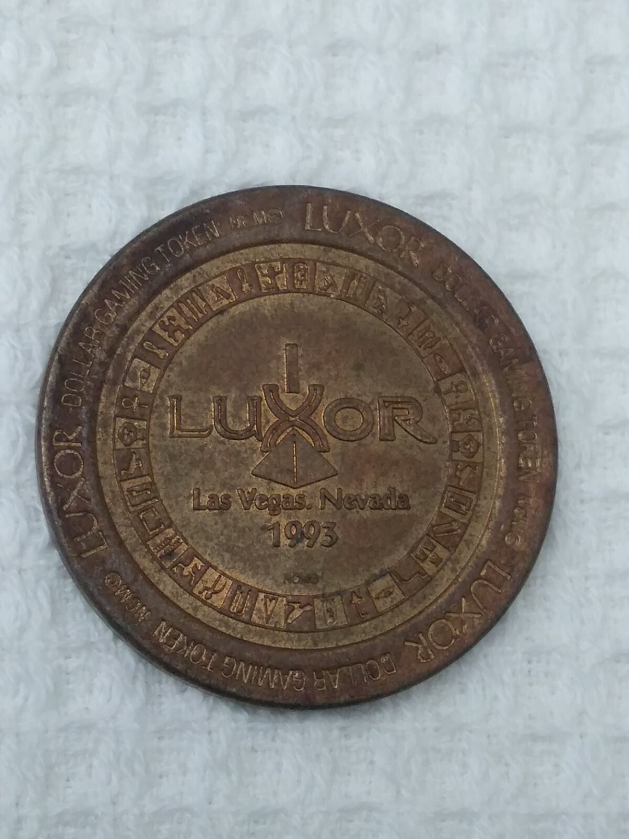 LUXOR HOTEL CASINO $1 ONE DOLLAR GAMING COIN/TOKEN - Las Vegas, NV