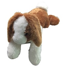 Aurora 26 Inch White And Brown Floppy Bunny Large Flopsies