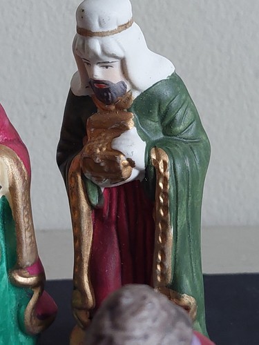 Christmas Nativity Set 11 Pieces Mary Joseph Jesus 3 Kings Shepherd Camel Cow - Picture 6 of 24