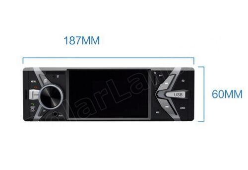 Single1 DIN 4 inch MP4 MP5 Player FM USB TF Car Radio video Stereo Bluetooth 12V - Picture 8 of 9