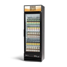 PEAKCOLD Glass Door -ICE COLD BEER- Display Cooler - Merchandiser Refrigerator