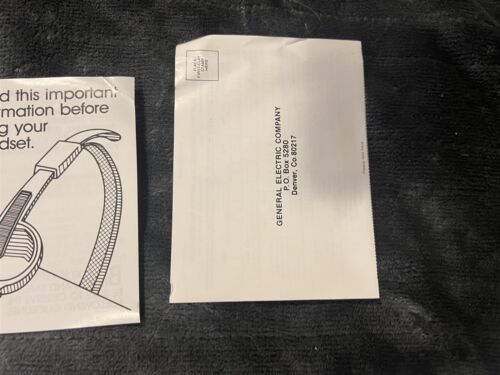VINTAGE NEW GE GENERAL ELECTRIC AM/FM STEREO HEADSET RADIO PORTABLE 7-1625 - Picture 4 of 14