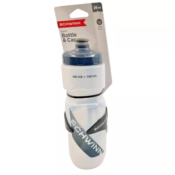 Schwinn bike water bottle with cage outlet