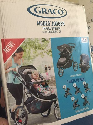 graco ex modes jogger travel system dragon