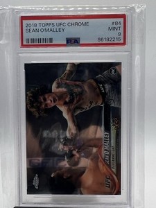 2018 Topps UFC Chrome #84 Sean O'Malley Debut Rookie Bantamweight PSA 9 MINT