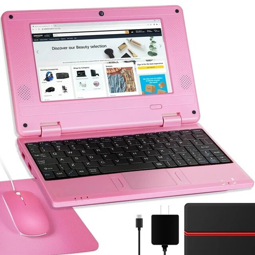 Portable 7'' Laptop Computer Quad Core Android 12.0 Netbook W/ Wifi for Kid Gift - Picture 14 of 17