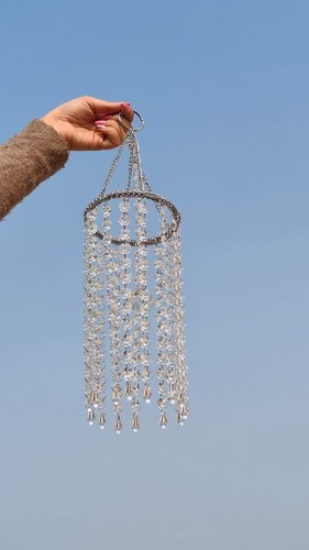 Elegant Crystal Beaded Chandelier Wind Chime Home Decorative Hanging ,gifting - Picture 4 of 4