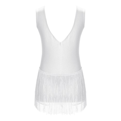 Girls Tassel Latin Jazz Dance Dress Leotard Salsa Tango Cha-Cha Rumba Costume - Picture 100 of 184