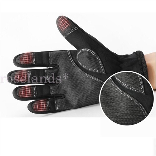 WINTER WARM WINDPROOF WATERPROOF ANTISLIP THERMAL TOUCH SCREEN GLOVES UNISEX - Picture 11 of 19