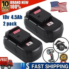 2Pack 18V 18-Volt 4.5Ah Ni-MH Battery For Porter Cable PC18B Cordless Tools