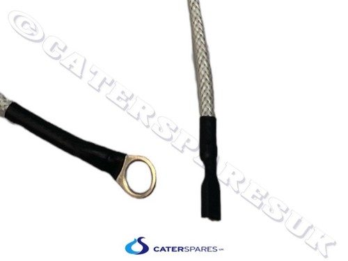 HT IGNITION LEAD EARTHING CABLE LEAD 350MM 2.8MM SPADE / M5 ROUND LUG TERMINALS - Picture 7 of 12