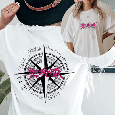 Stray Kids Rock Star Members Shirt, Stray Kids Compass Sweatshirt, 樂_STAR Shirt