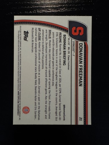 2024-25 Bowman Chrome University U Basketball Pick Base #1-100 - Cooper Flagg!! - Picture 45 of 203