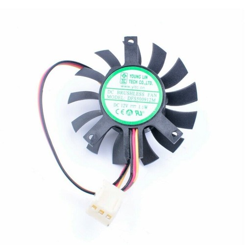 YOUNGLIN DFS500912M Fan DC12V 1.6W 45mm Dia 3PIN Hole Pitch 35*35*27mm - Bild 2 von 3