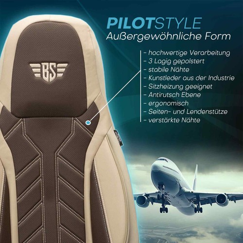 Fundas de asiento universales Fundas de piloto Funda de asiento de autocaravana Universal Pilot Model: APOL - Imagen 84 de 116