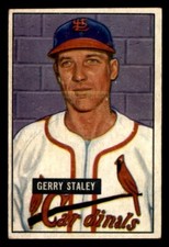 1951 Bowman Baseball #121 Gerry Staley VG/EX