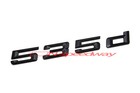 For Bmw F10 5-Series 535d Matte Black Rear Boot Trunk Lid Letter Emblem Stickers (For: Bmw)