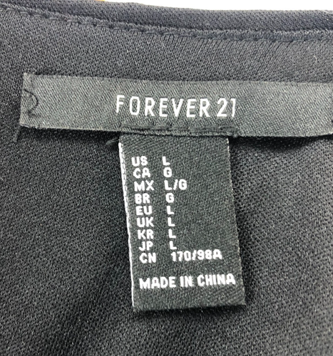 Forever 21 Pailletten Kleid Damen L mehrfarbig gefüttert stretchig Clubwear Party Disco - Bild 6 von 9