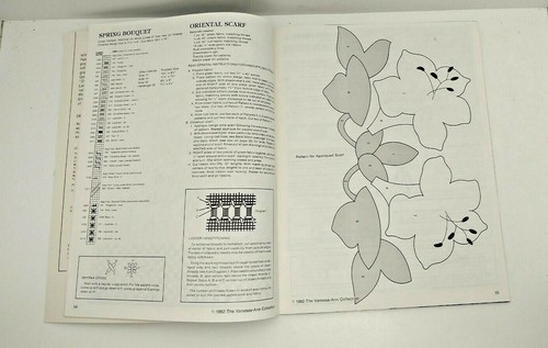 1982 In Times Past Cross Stitch and Quilting Pattern Book Vanessa-Ann Collection - Picture 3 of 3