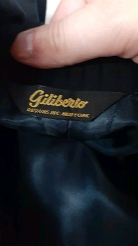 Custom Giliberto New York Double Breasted Tuxedo Suit Purple Black 36 Short - Picture 10 of 14