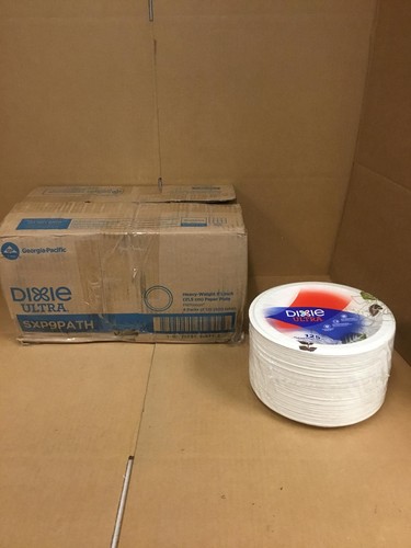 Dixie Ultra SXP9PATH Paper Plates 8-1/2" Soak Proof Shield Heavyweight 500/Box - Picture 4 of 13