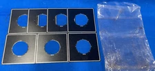 PUSH BUTTON / SELECTOR SWITCH LEGEND PLATE (LOT OF 7)