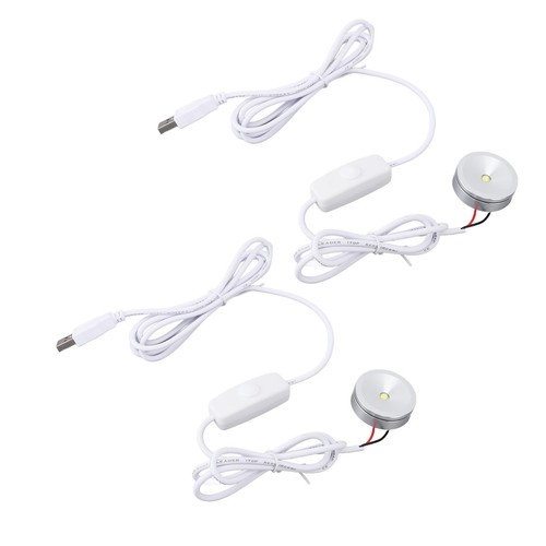 Mini Spot Light Mini Spotlight USB 5V 2Pcs Stepless Brightness Dimming Dimmable - Picture 18 of 24