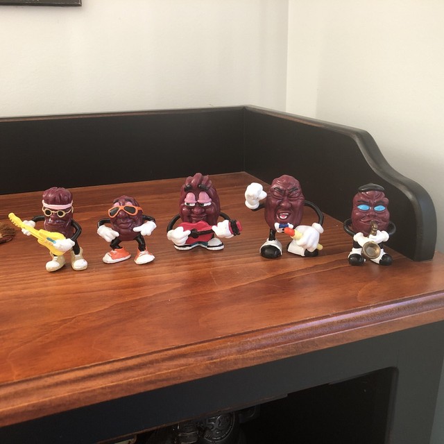 Vintage California Raisins PVC Toy Figures 1987-88 Lot of 5 Mixed Vintage California Raisins PVC Toy Figures 1987-88 Lot of 5 Mixed