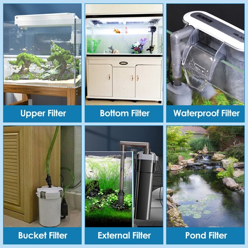 Aquarium Bio Foam Sponge Filter CUT-TO-FIT Roll Pond Activated Carbon Media Pad - Picture 5 of 38