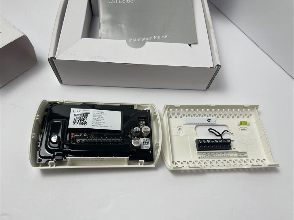 LUX Built In WiFi Heating and Cooling Touch Screen Smart-Enabled Thermostat - Image 3 of 4