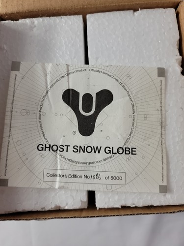 NEW DESTINY 2 GHOST SNOW GLOBE BUNGIE LIMITED COLLECTOR'S EDITION 1086/5000 - Picture 7 of 8