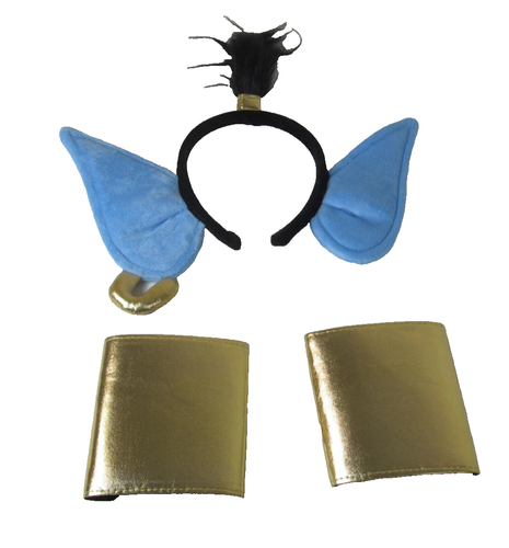 ALADDIN GENIE STIRNBAND & MANSCHETTEN SET Disney Kostüm Zubehör Einheitsgröße