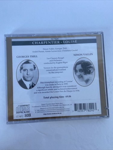 Louise by Charpentier (CD, 1992) NEW - Picture 2 of 2