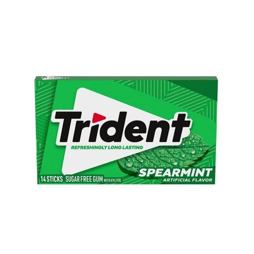 Trident zuckerfreier Kaugummi 4er-Pack. Original SpearmintTropical Zimt (1) - Bild 3 von 5